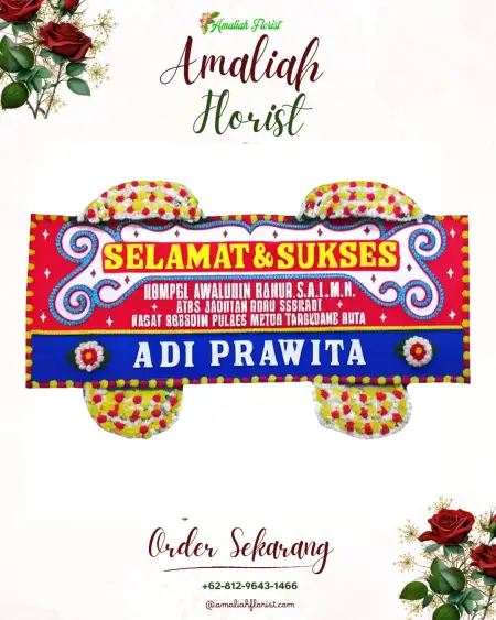 Papan Bunga Ucapan Selamat narogong